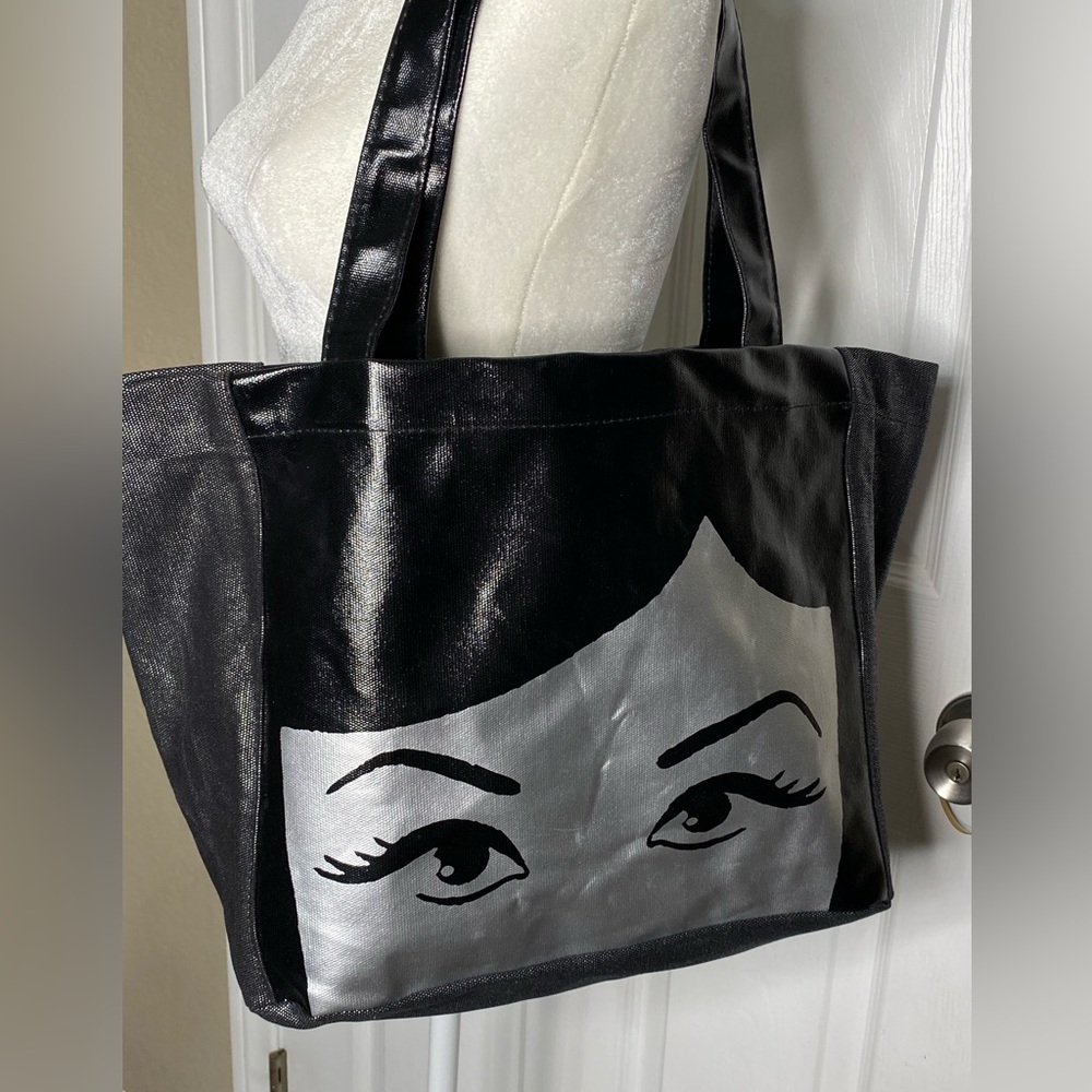 NWOT Black / Silver Browfection Tote Neverfull